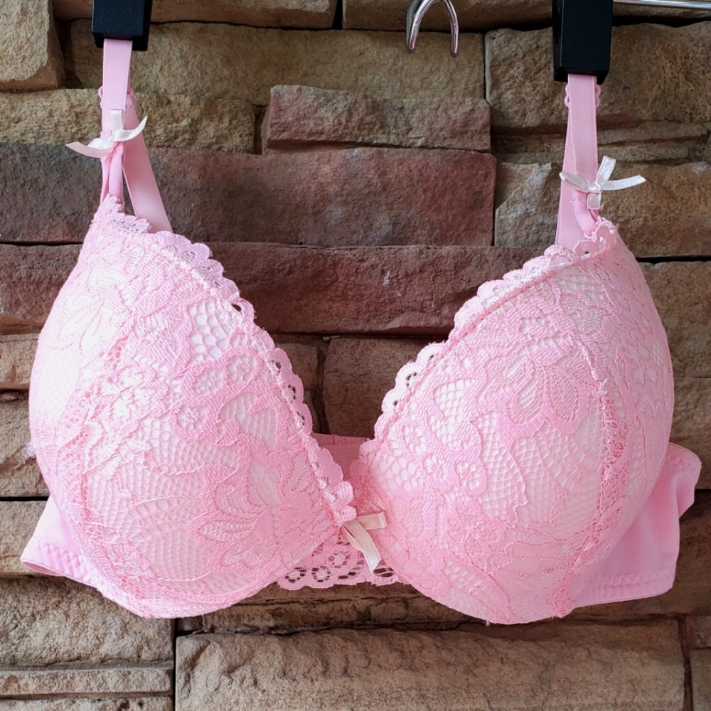 XOXO Sexy Light Pink Push-Up Bra